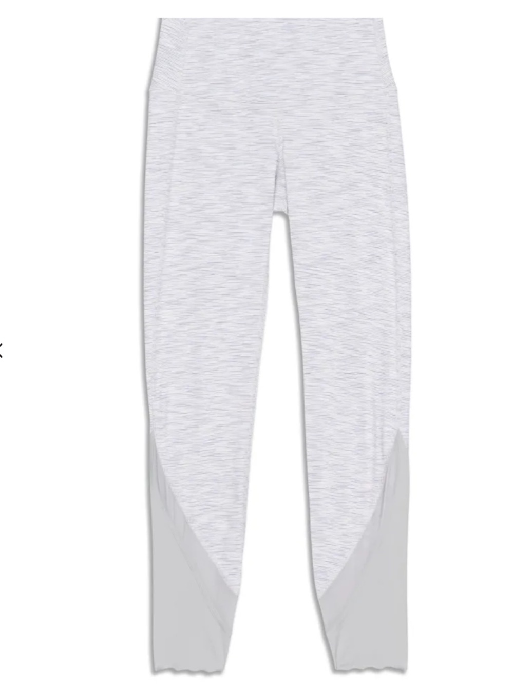 Lululemon Wunder Under Crop II *Roll Down Scallop* We Are From Space Nimbus Sz 6 - Picture 4 of 13